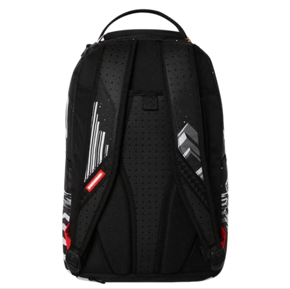 Factory Sealed Sprayground Black White on the Flipside Shark Backpack - Picture 4 of 14